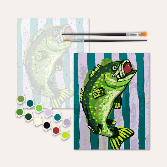 Bass - Paint by Numbers Kit