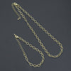 Diamond Shape Link Chain Necklace Bracelet, Charm bar necklace bracelet, sku#EF790
