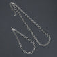 Diamond Shape Link Chain Necklace Bracelet, Charm bar necklace bracelet, sku#EF790