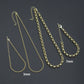 Rolo Link Chain Necklace Bracelet, Charm bar necklace bracelet, sku#EF793