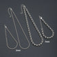 Rolo Link Chain Necklace Bracelet, Charm bar necklace bracelet, sku#EF793