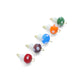 Colorful  Ceramic Mushroom charm For Necklace Bracelet Jewelry Making Supply, Sku#EF821