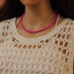 Vibrant Rope Cord Bracelet Necklace, Cord Necklace Bracelet, sku#EF830