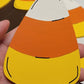Unfinished Wood Candy Corn Shape - Halloween - Craft - up to 46" DIY