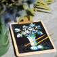 Thistles in Vase | 8x10 paint-by-number kit