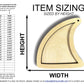 Unfinished Wood 2 Layer Fin Shadowbox Shape | DIY Craft Cutout | up to 46" DIY