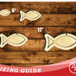 Unfinished Wood 2 Layer Fish Shadowbox Shape | DIY Craft Cutout | up to 46" DIY
