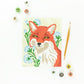 Fox with Chicory | 8x10 paint-by-number kit