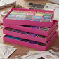 Mini Archival Ink Pad Stackable Storage Tray | Compact Organizer for Craft & Scrapbooking Supplies