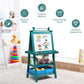 3 in 1 Double-Sided Storage Art Easel-Brown