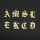316 Stainless Steel Old English Letter Charms | DIY Alphabet Jewelry Findings for Bracelets and Necklaces