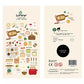 Cute Cartoon Decorative Stickers Set | PVC Scrapbooking Stickers