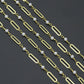 Wholesale Pearl Paperclip chain by Yard, HX22