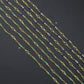 Wholesale 3mm Gemstone Rosary Chain by Yard, HX23