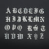 316 Stainless Steel Old English Letter Charms | DIY Alphabet Jewelry Findings for Bracelets and Necklaces