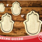 Unfinished Wood 2 Layer Hamsa Shadowbox Shape | DIY Craft Cutout | up to 46" DIY