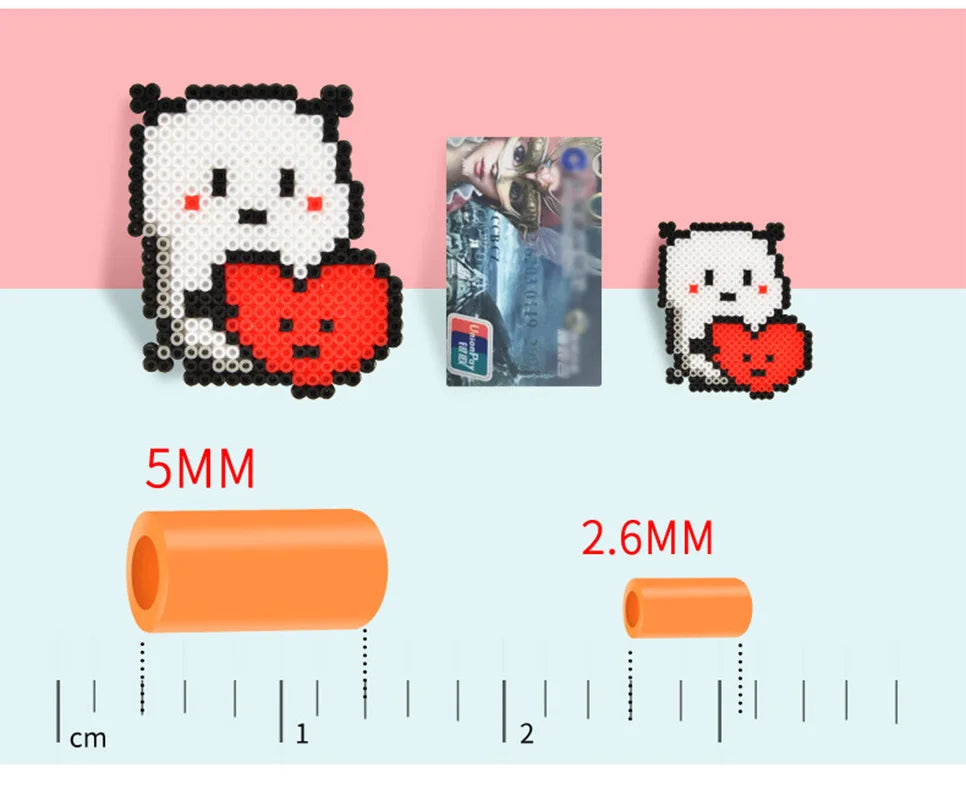 Perler Beads DIY Kit – 24/72 Colors Creative Craft Toy for Kids