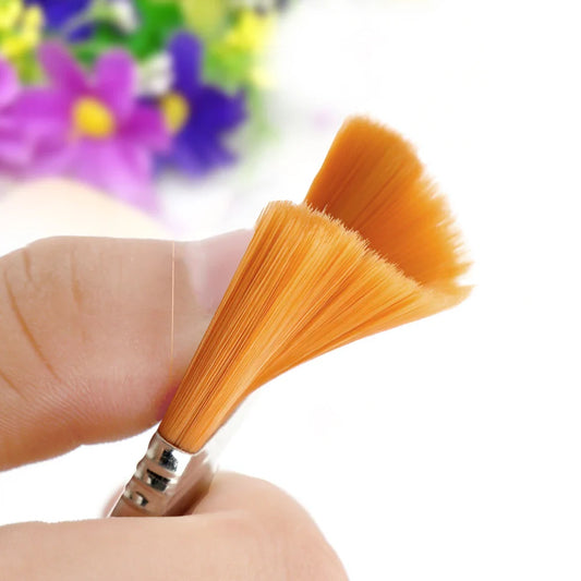 4-Piece Hair Painting Brush Set – Acrylic, Oil & Watercolor