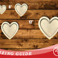 Unfinished Wood 2 Layer Heart Shadowbox Shape | DIY Craft Cutout | up to 46" DIY