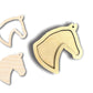Unfinished Wood 2 Layer Horse Shadowbox Shape | DIY Craft Cutout | up to 46" DIY