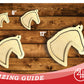 Unfinished Wood 2 Layer Horse Shadowbox Shape | DIY Craft Cutout | up to 46" DIY