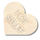 NEW Unfinished Wood Layered Conversation Heart Shelf Sitter | 6" Wide| 1/2" and 1/4" Wood | Wood Craft DIY