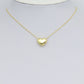 Gold 3D Puffy Heart Charm Pendant, Sku#LK1032