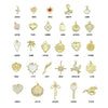 MIXED detachable charms for Scarf Necklace, charm bar necklace