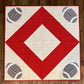 Football Table Topper or Lap Quilt Pattern - Paper Print Version