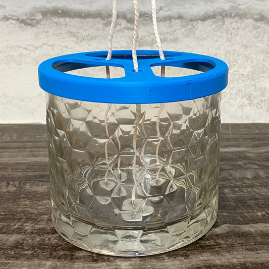 Triple Wick Bar – 3D Printed Candle Accessory for Even Burning