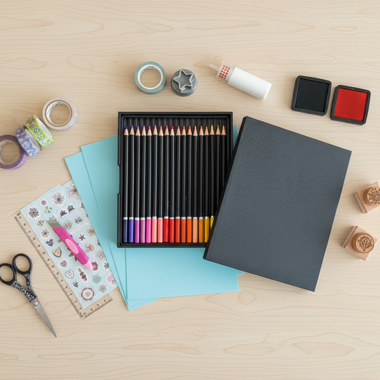 18 Colored Pencil Caddy | Desk Organizer for Artists & Students