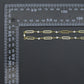 Wholesale Pearl Paperclip chain by Yard, HX22