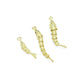 3D Vintage Style Movable Wiggling Fish charm, Sku#FH248