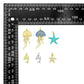 Enamel Jellyfish Blue starfish, Pearl starfish, Dolphin Pendant charm, Sku#A510