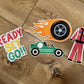 Unfinished Wood Etched Ready Set Go Shape | Paint By Line Crafts | up to 30" DIY
