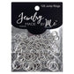Silver Jump Rings 120pc Assortment