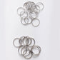 Silver Tone Split Key Rings Multipack of 25