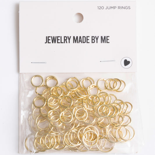 Gold Jump Rings 120pc Assortment