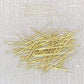 Gold Flat Head Pins 100pc Assortment