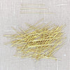 Gold Flat Head Pins 100pc Assortment