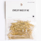 Gold Eye Pins 100pc Assortment