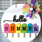 Unfinished Wood Summer Popsicle Shape | Ice Cream | Food | Craft Cutout | up to 46" DIY