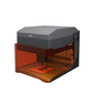 Kiosk Laser Engraver Machine, Compact, Open-to-use, 2.5W/5W/10W, Home Laser Cutter with Acrylic Enclosure