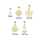 White Pearl, Pearl heart, Sunflower, Anchor, Flower Heart charm, Sku#LD766