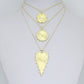 Petal Sunburst, Radiant Cirle, Heartburst Charm Pendant, Sku#LK1293