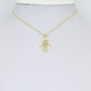 Bible Angel Gold Evil Eye On Hamsa Hand Charm Pendant, Sku#LK1305