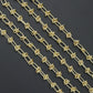 Wholesale Gold Stainless Steel Knotted chain by Yard, sku#LX899