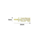 Clear CZ Gold Hope Word Pendant charm for Necklace Bracelet Jewelry Making Supply, Sku#LX928