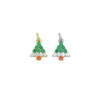 Colorful CZ ChristmasTree charm For Necklace Bracelet Jewelry Making Supply, Sku#LX935