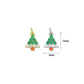 Colorful CZ ChristmasTree charm For Necklace Bracelet Jewelry Making Supply, Sku#LX935